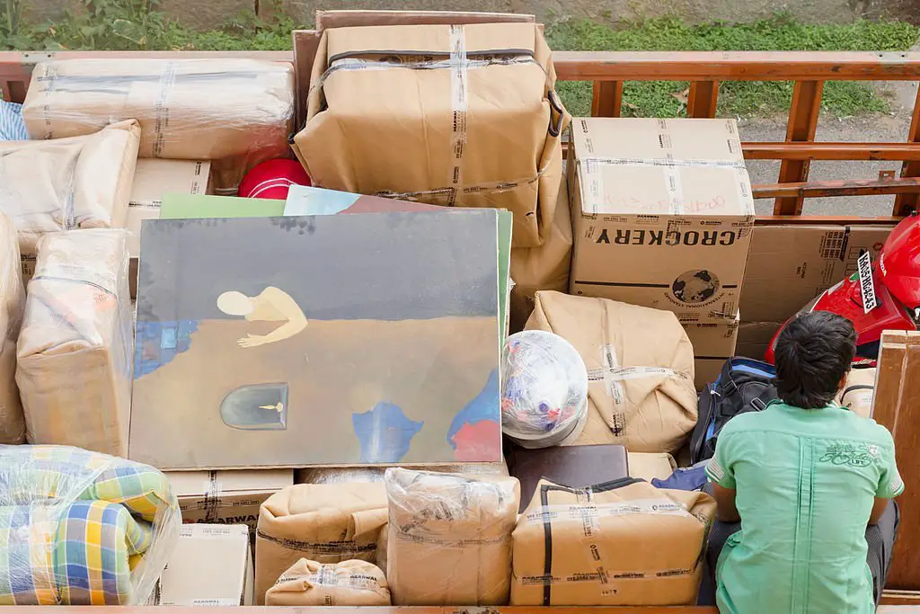 Packed for relocation